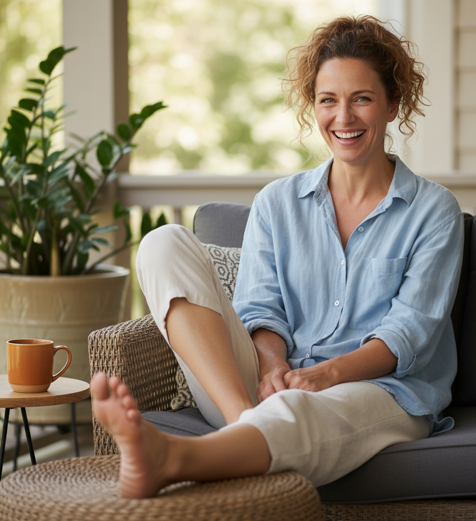 Wellness enthusiast sharing ProNail Complex experience